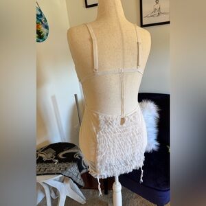 XXL Like New! Victoria’s Secret Tease Bridal Triangle Ruffled Garter Slip